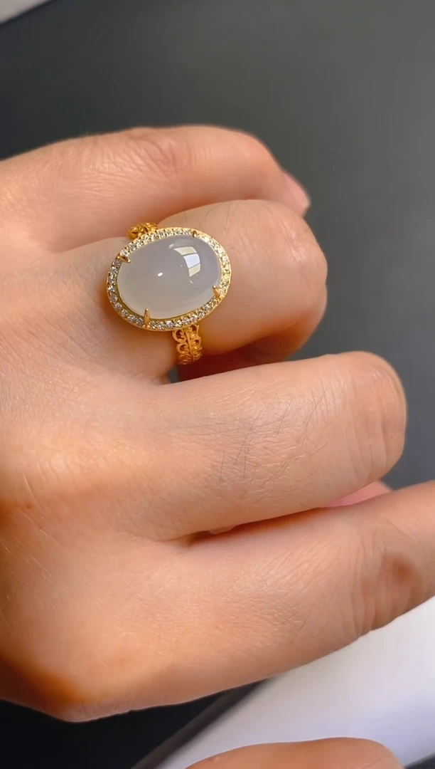 【闪购商品】翡翠耳饰银S925镶嵌天然A货翡翠1