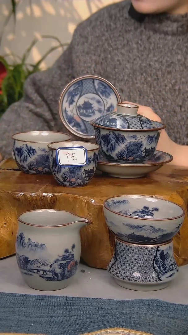 【闪购商品】简装家用款2件套 陶瓷家用茶具系列