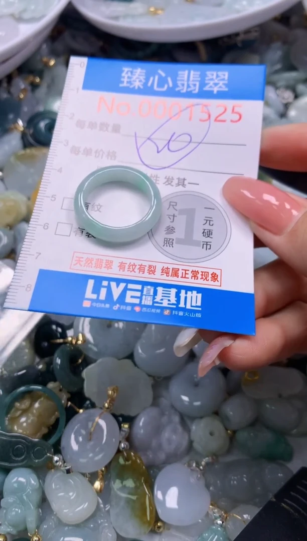 翡翠未镶嵌颈饰1525