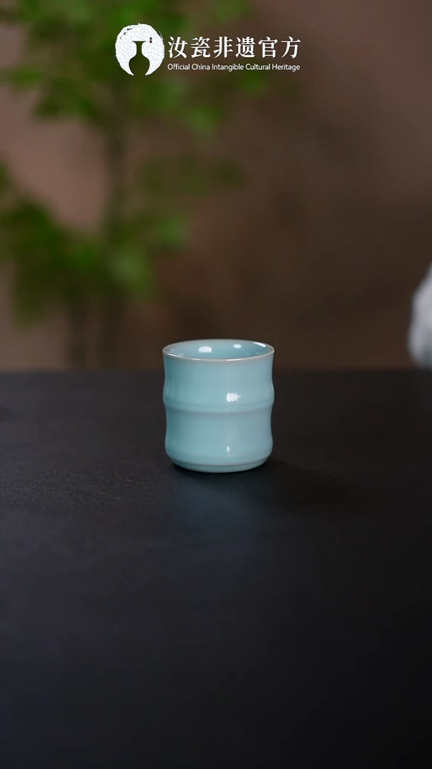 杯子原产地原矿原釉 非遗传承 竹节杯