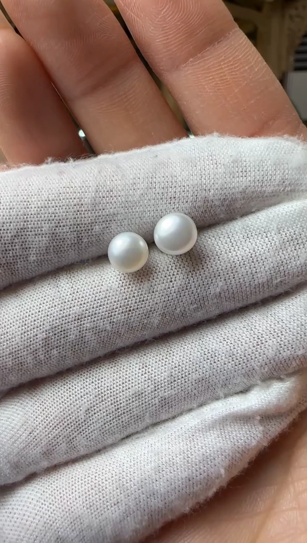 【闪购商品】淡水珍珠耳饰银S925镶嵌耳饰