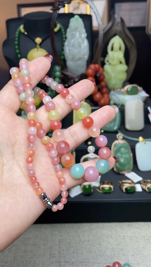 【闪购商品】玛瑙/玉髓颈饰未镶嵌项链多样性发其一f101