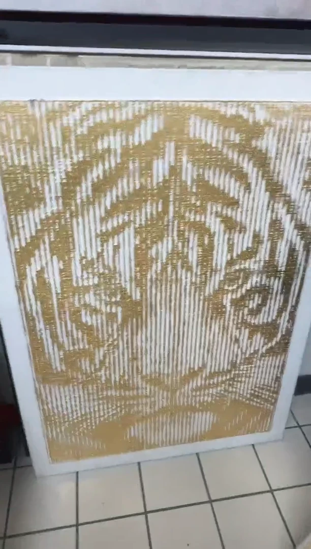 竖款168美术馆 装饰画120*80