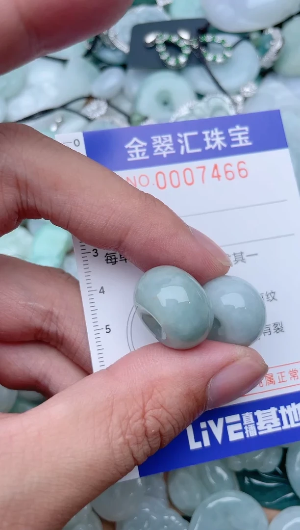 翡翠未镶嵌颈饰7466