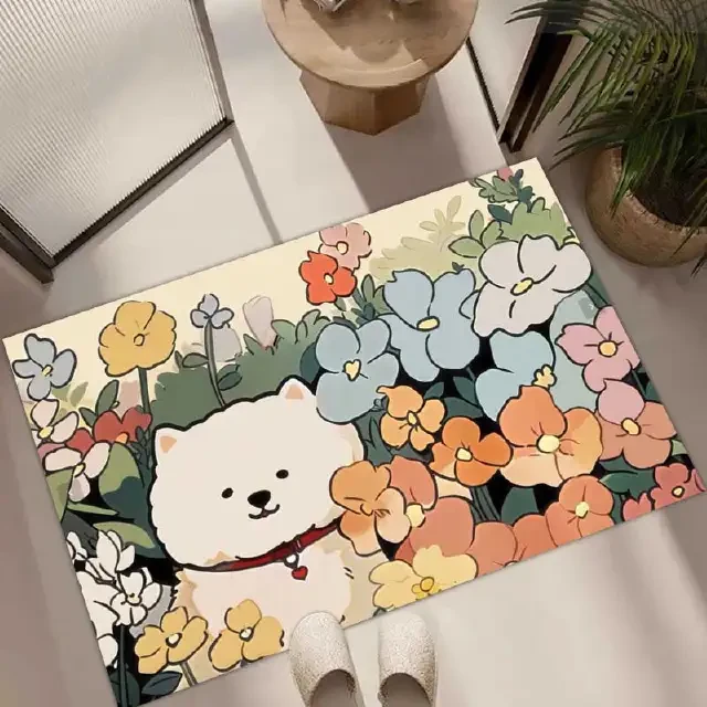 8398【50*80】 硅藻泥吸水防滑地垫门口地毯玄浴室简约入户门