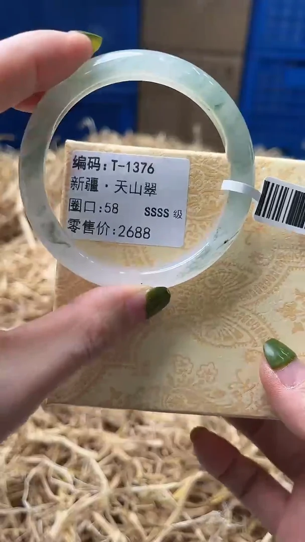 未镶嵌手镯石英质玉T1376