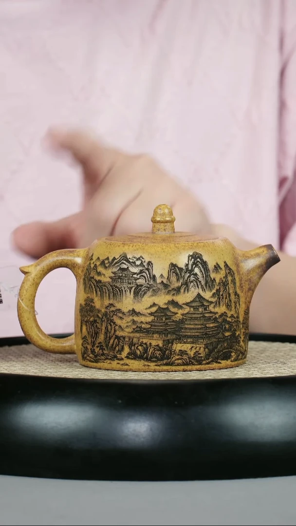 龙骨金砂 井栏 刻绘