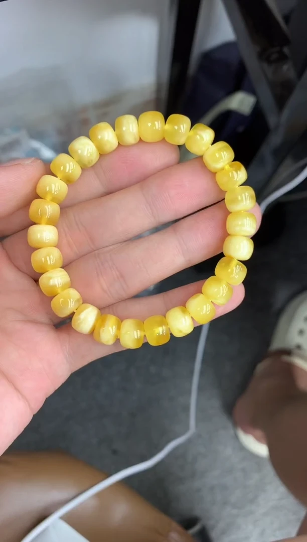 裸石蜜蜡未镶嵌手串