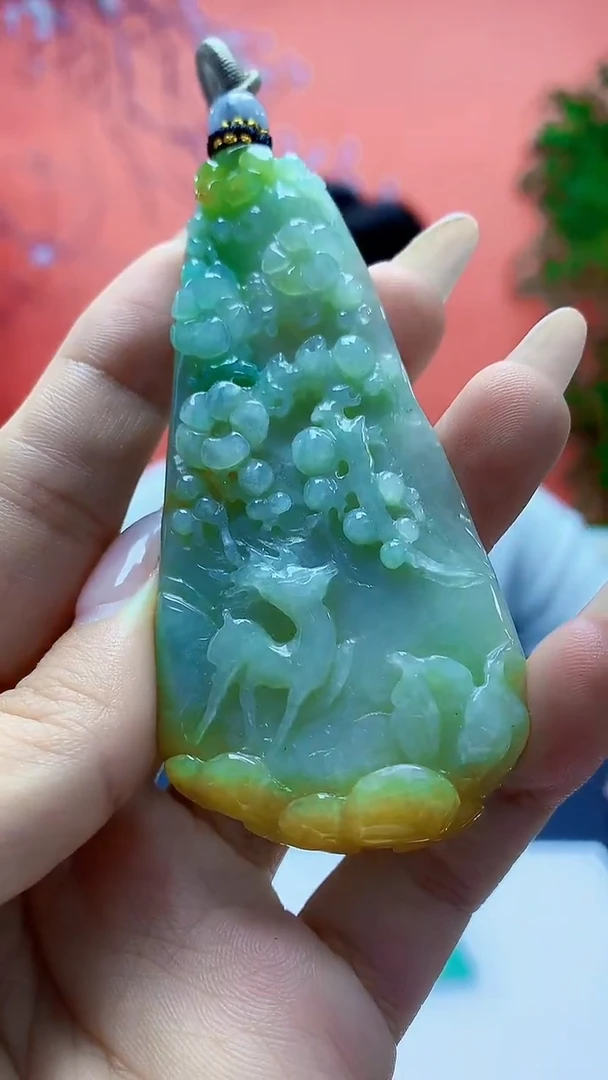 未镶嵌定制翡翠4917ty-毛货挂件15