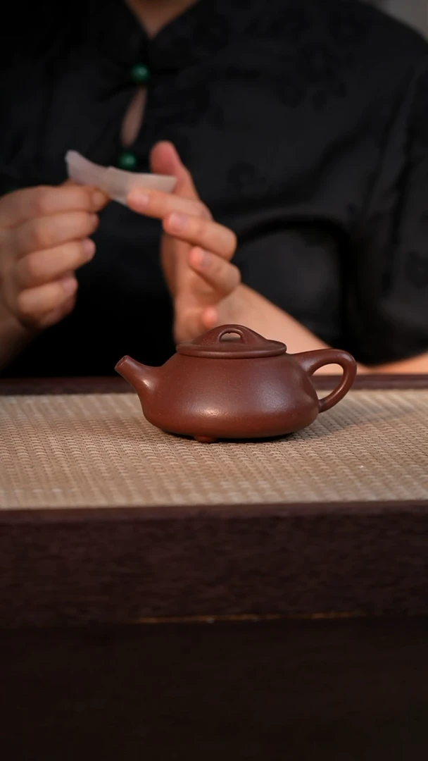 茶壶紫砂紫泥 130cc