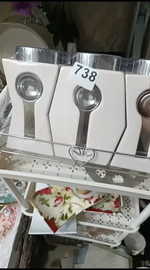 瓷738密封罐三件套带勺