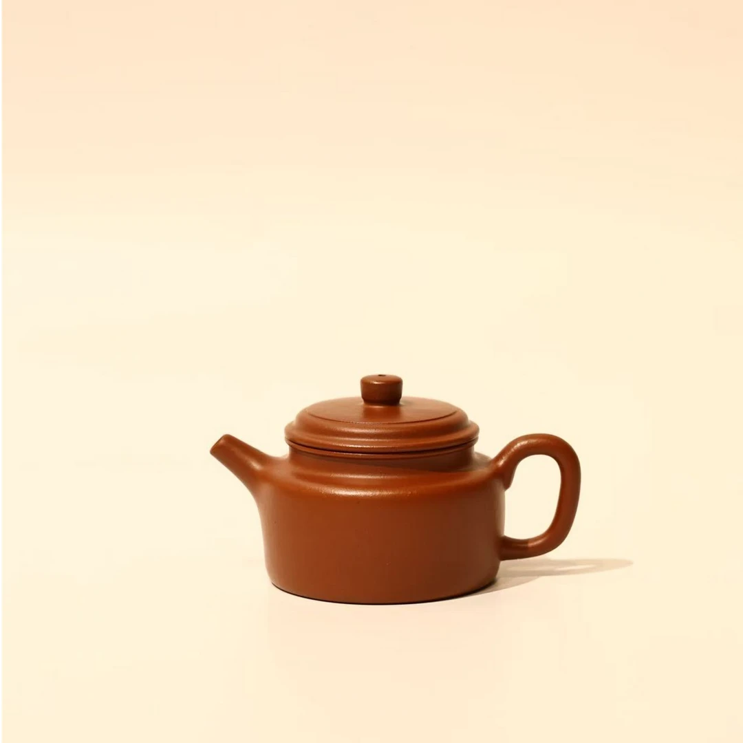 【见心茶器  德钟】 生砂朱泥制 很难得的容量 110cc