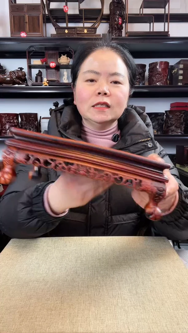 木老李红木工艺品583瑕疵