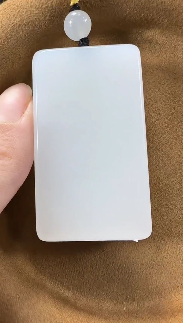 吊坠(赠链)未镶嵌和田玉HL51无事牌多样性发货发其一