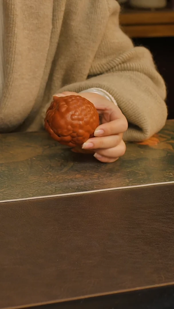 紫砂茶宠朱泥金蟾茶宠