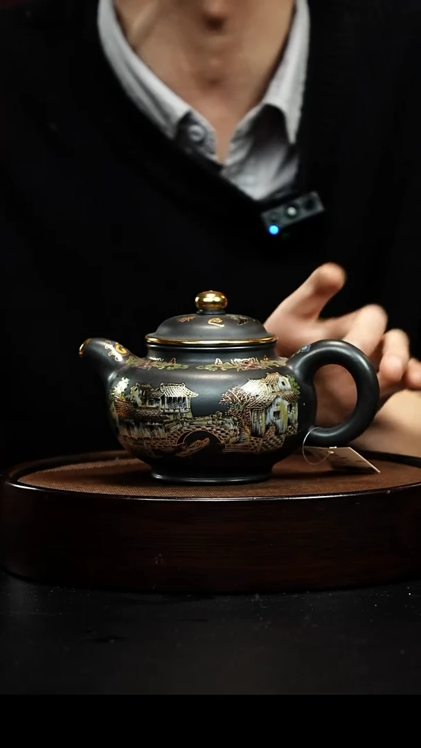 茶壶紫砂宜兴紫砂壶h6087