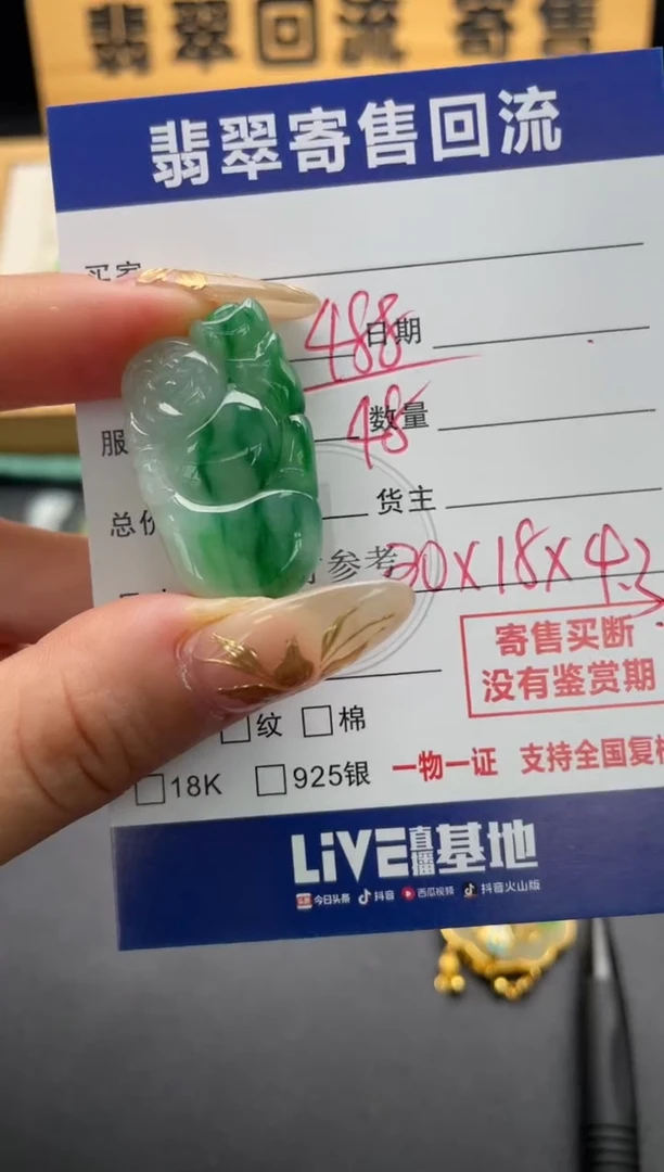 颈饰未镶嵌翡翠10147046