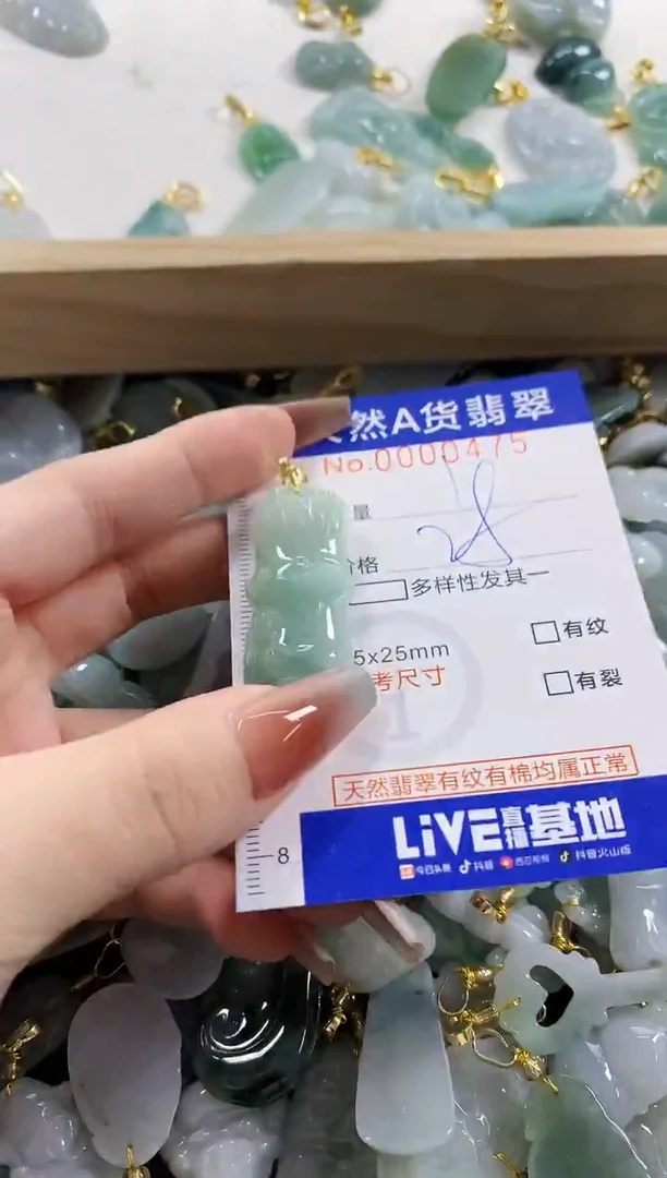颈饰未镶嵌翡翠天然A货翡翠