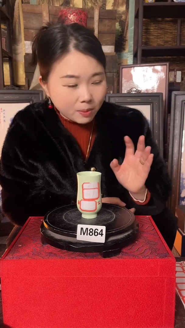 摆件陶景德镇陶瓷摆件M864