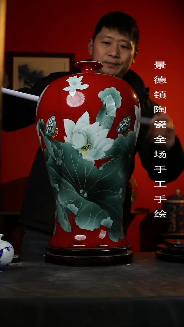 【闪购商品】摆件景德镇陶瓷手工手绘48