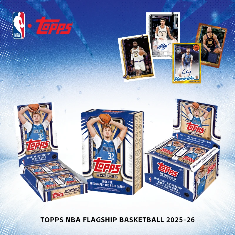【抖音不上】2025-26 NBA官方Topps NBA FLAGSHIP篮球球星卡