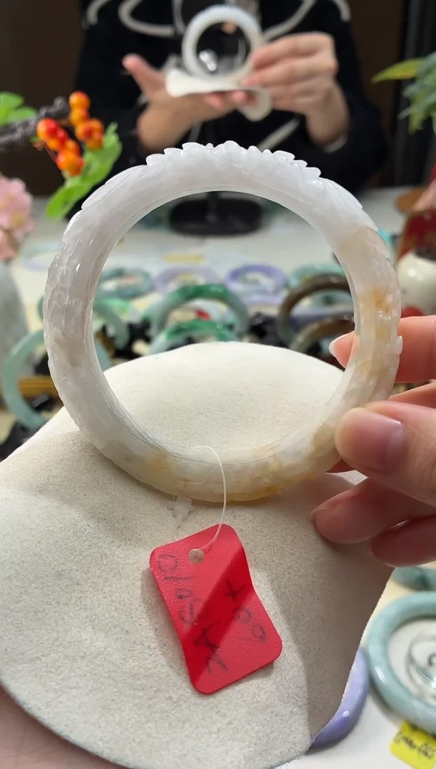 未镶嵌手镯翡翠7  翡翠手镯 60