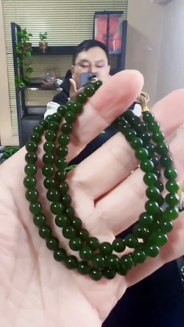 项链未镶嵌和田玉（碧玉）6