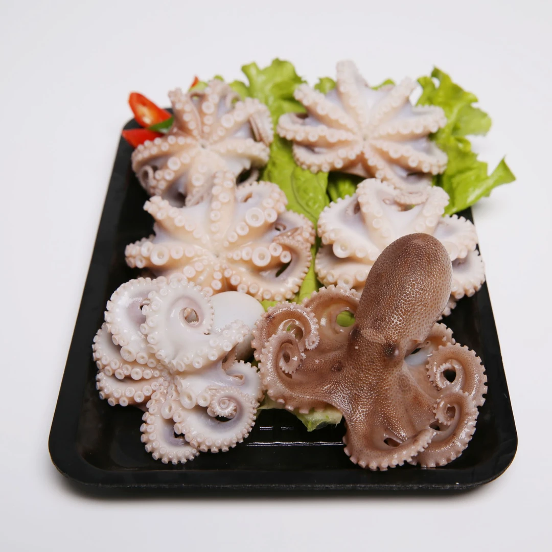 新鲜速冻七星级三去八爪鱼300g/包*4 去牙去内脏免清理 顺丰发货