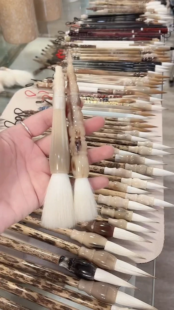 【清水试笔，拒绝蘸墨】墨舞笔庄毛笔2支