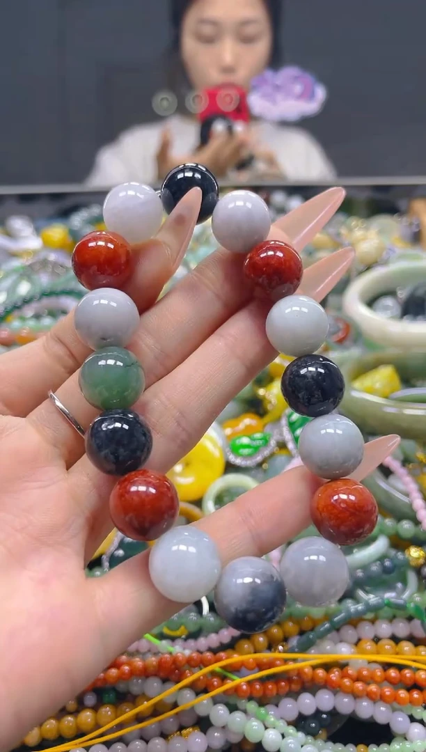 颈饰未镶嵌翡翠13MM