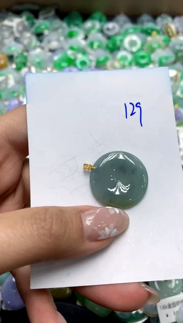 【闪购商品】翡翠颈饰18K金镶嵌111111111111111111