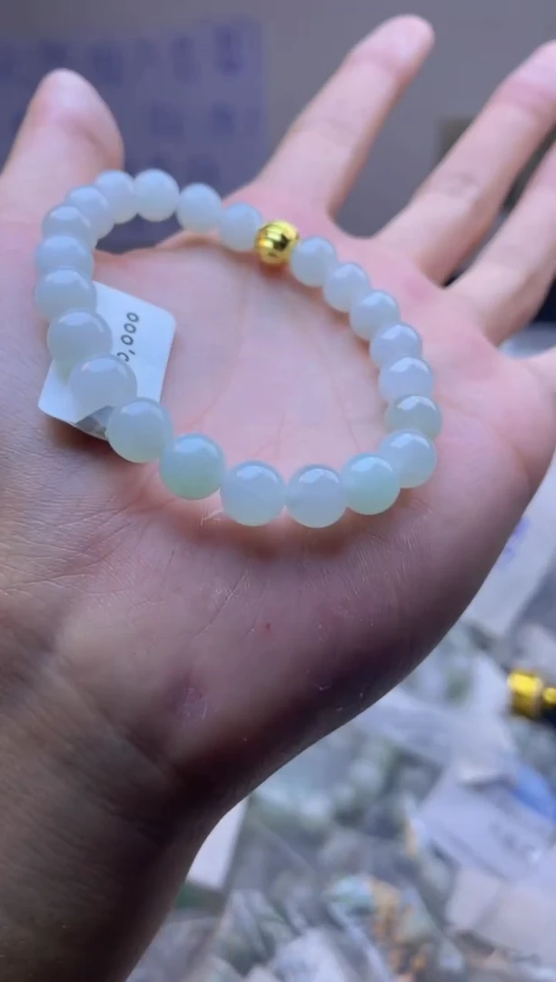 未镶嵌定制翡翠珠串卡 8