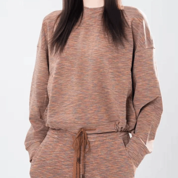 AMASS/阿玛施秋季新款宽松休闲套头数码印花长袖圆领卫衣5300981