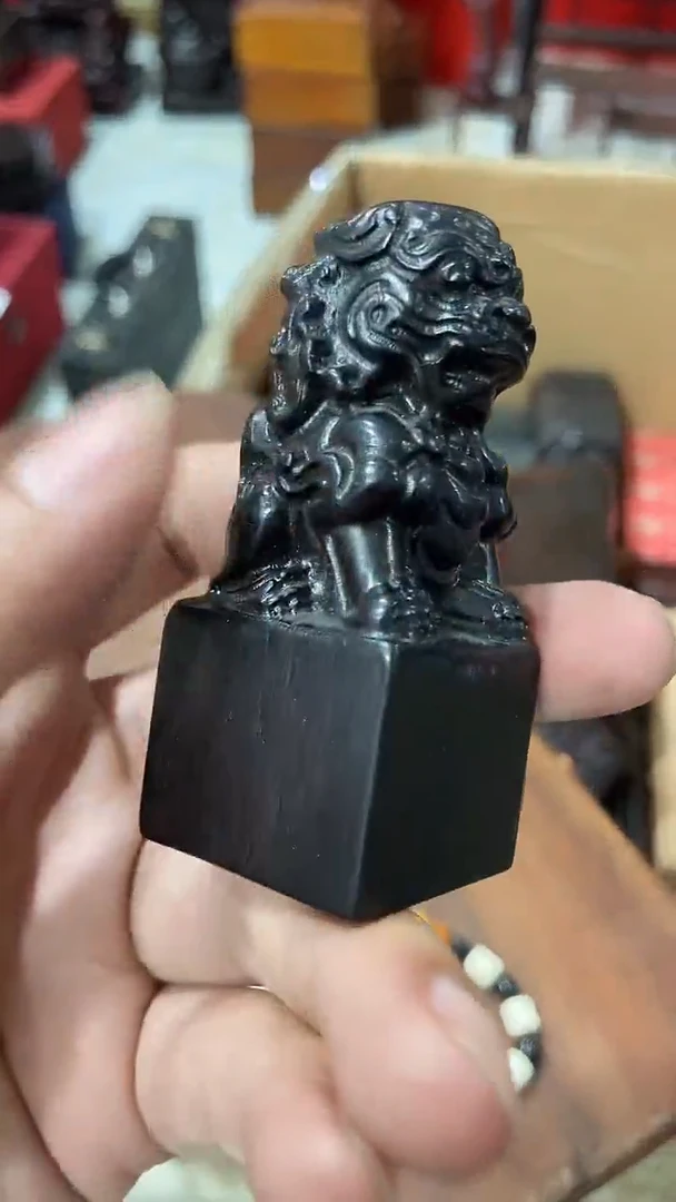 小狮子手把件