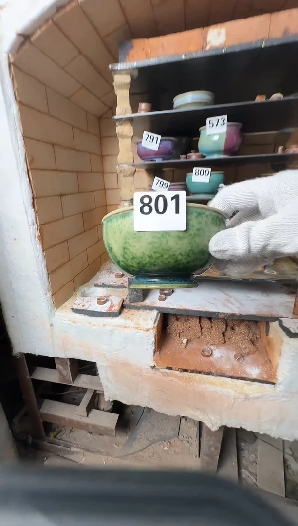 碗钧瓷蘭山窑手作器物801 全品