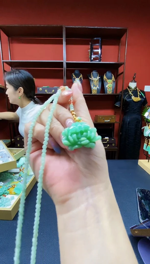颈饰未镶嵌翡翠翡翠吊坠