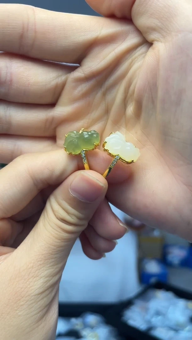 未镶嵌戒指和田玉（多样性发一件）