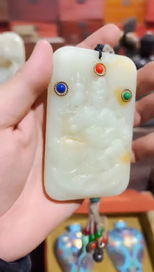 【闪购商品】和田玉颈饰未镶嵌硕宝宝精品精选链接878