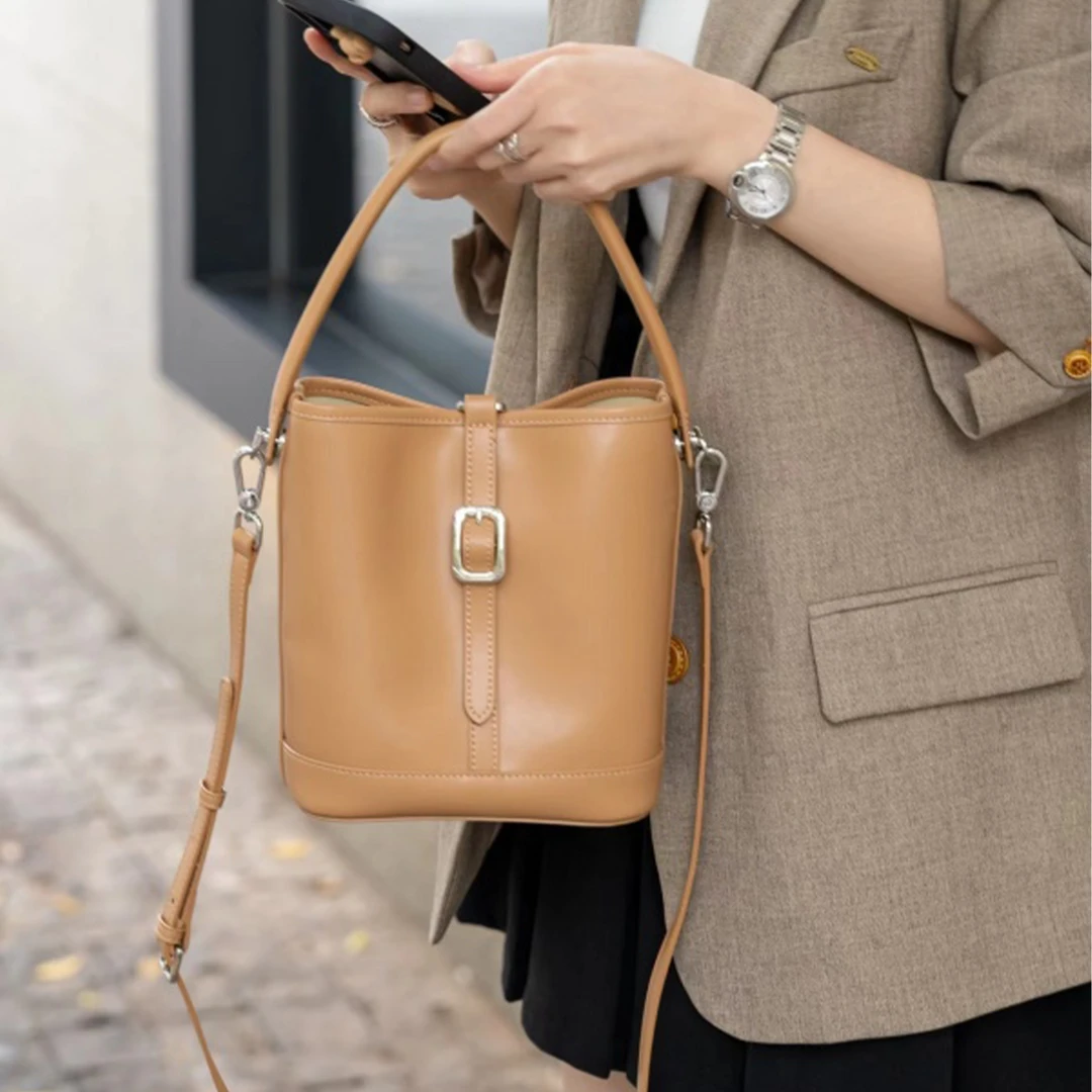 【洛洛定制】J-6187-金棕轻奢时尚百搭新款女包