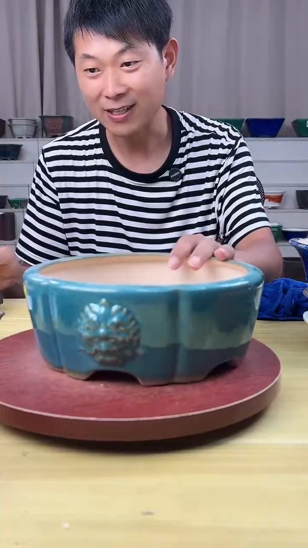 紫砂花盆浅草紫砂花盆