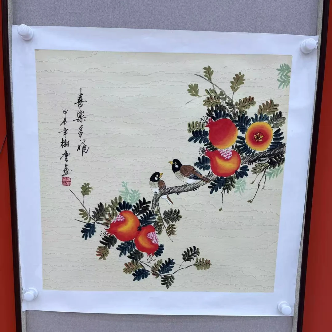 橱窗展示/文峰美术/宣纸国画/带证书