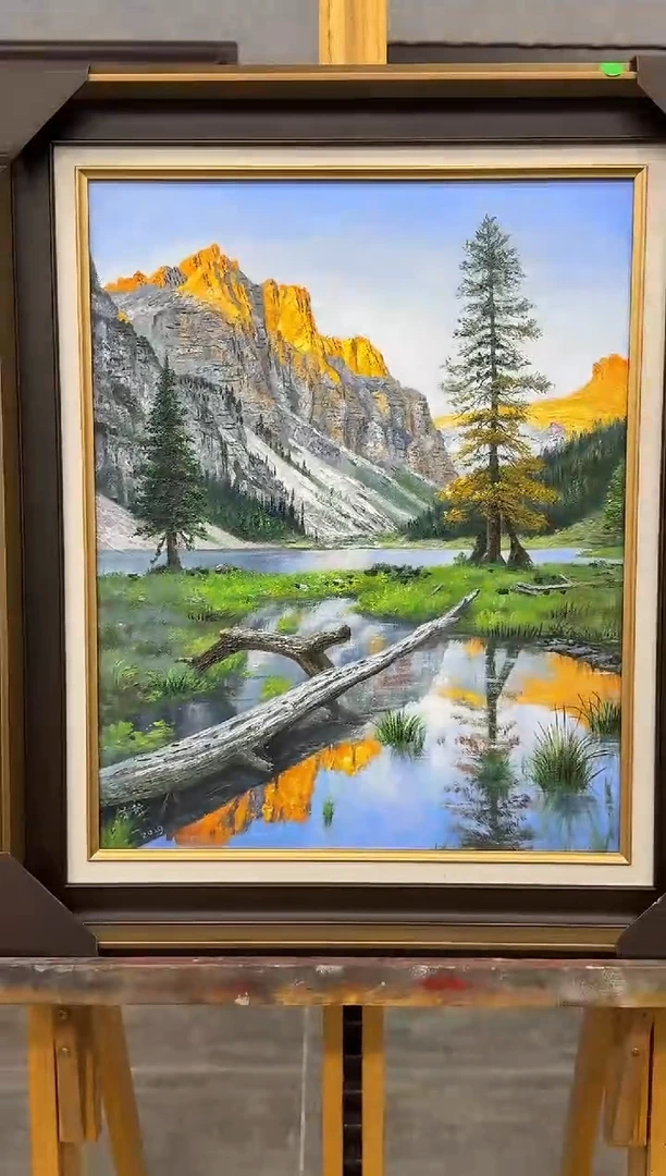 油画炳山艺术--苏新老师作品