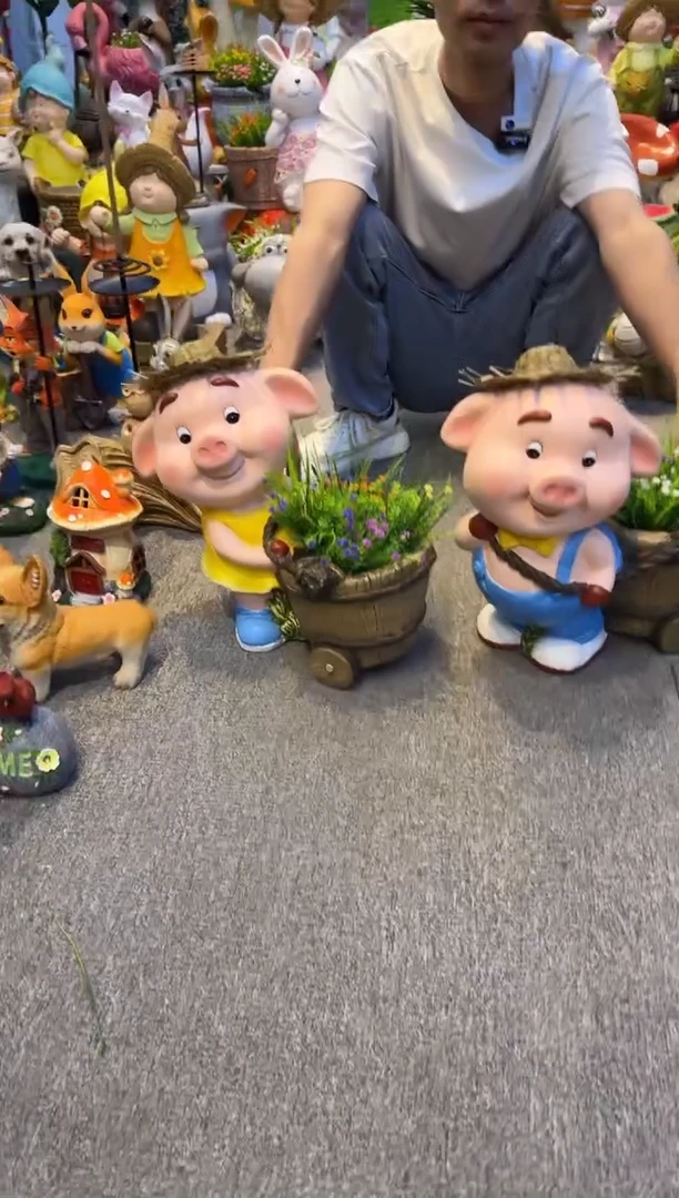 无花朵花园庭院摆件&002&