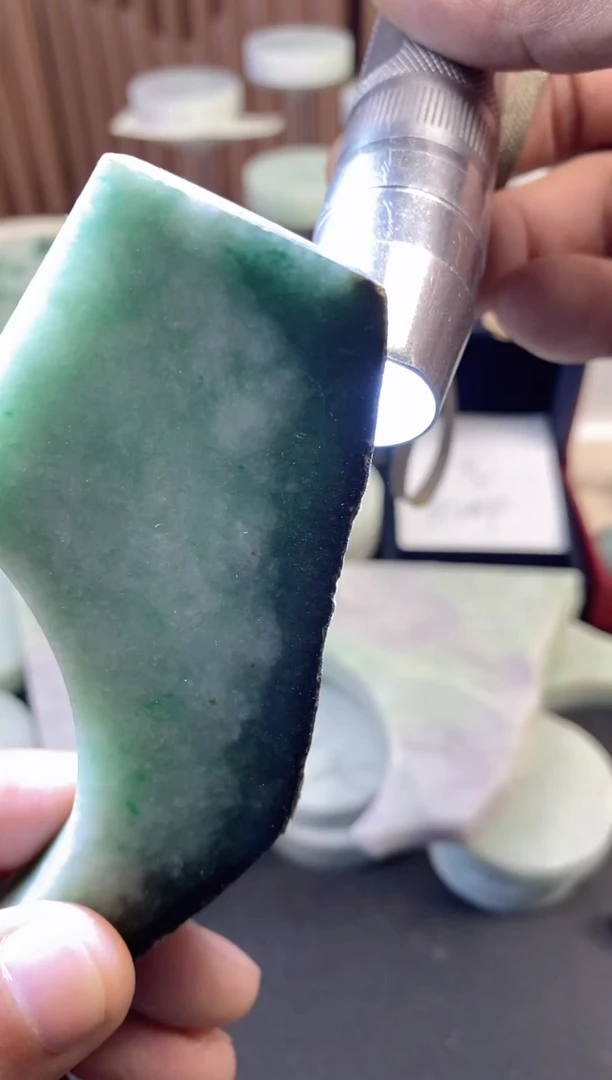 裸石翡翠练手料天然A货