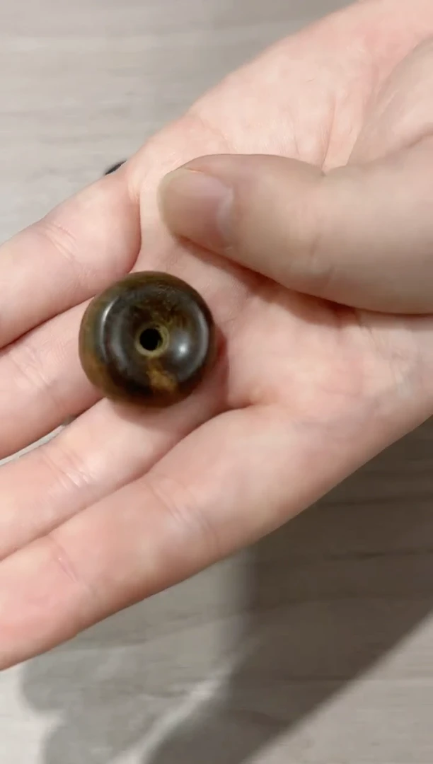 贡木把件贡木平安扣