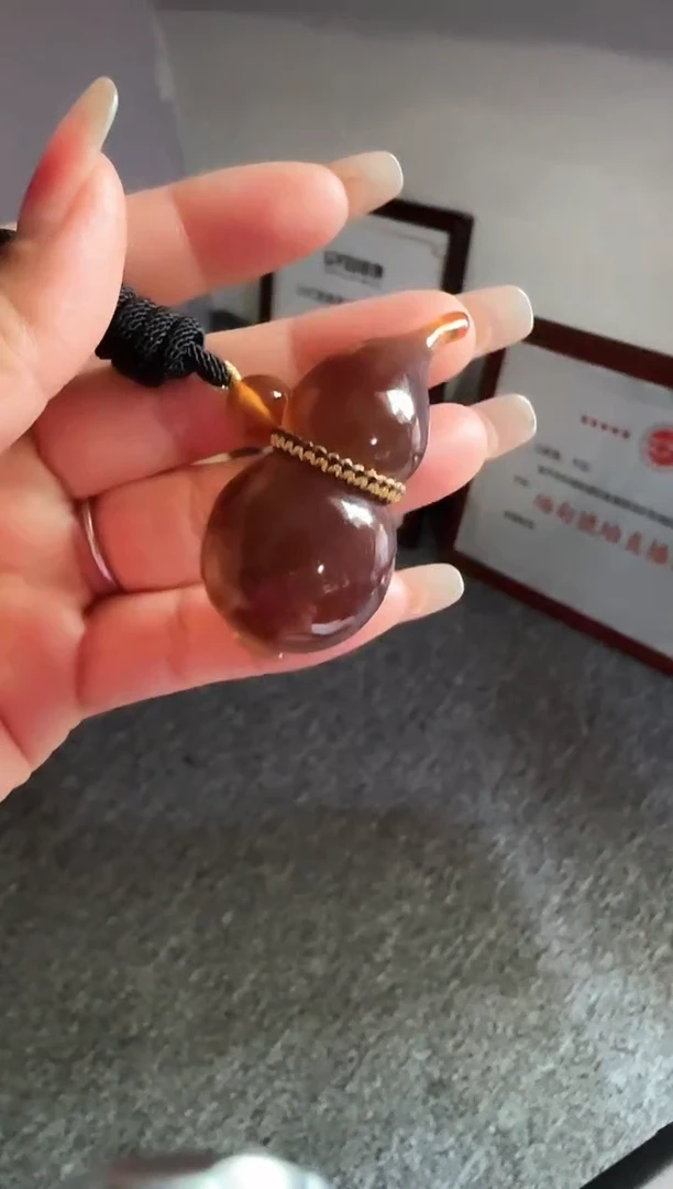 琥珀颈饰未镶嵌林**?#26缅甸琥珀紫罗兰吊坠