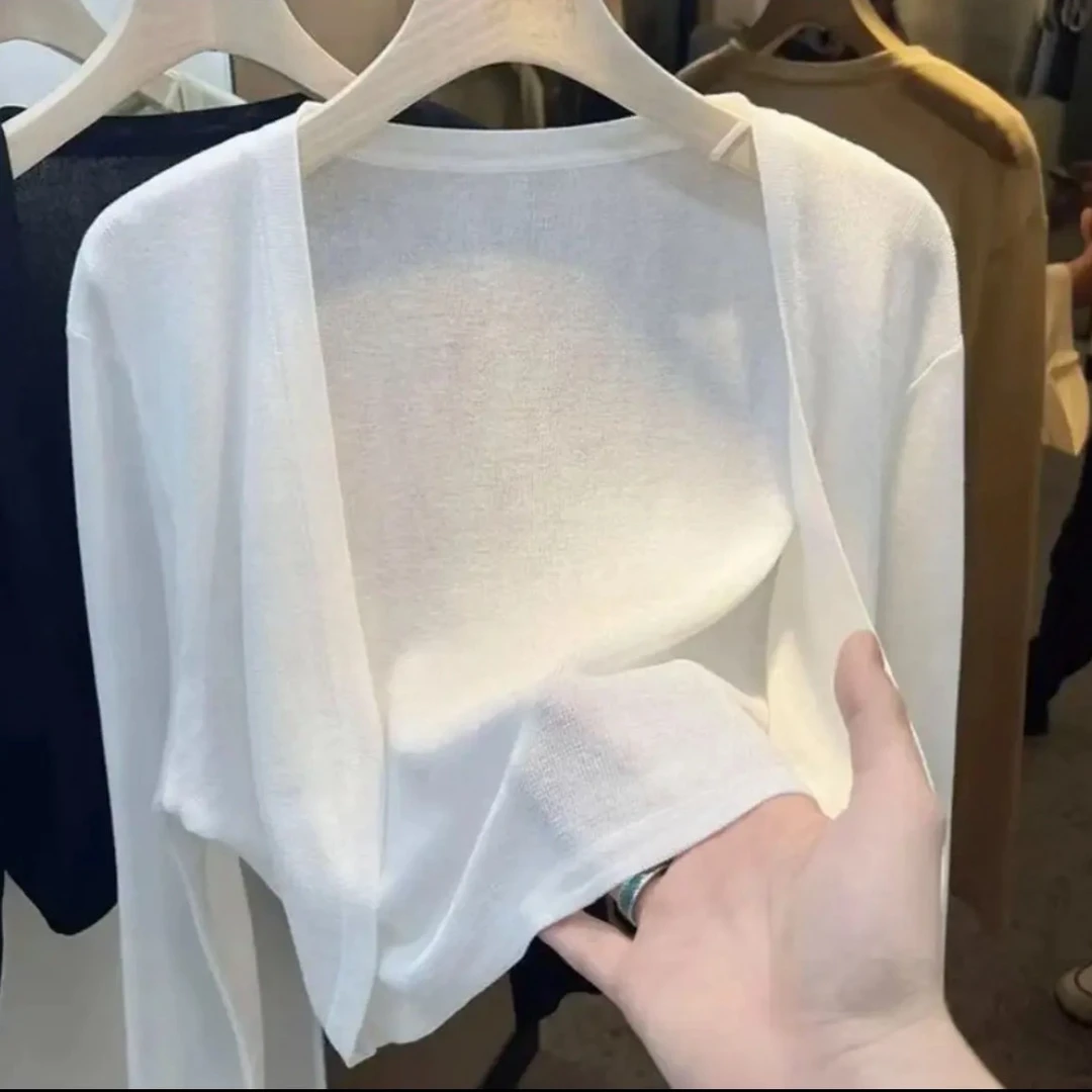 防晒冰丝小披肩外套薄款女春夏气质时尚百搭短款上衣