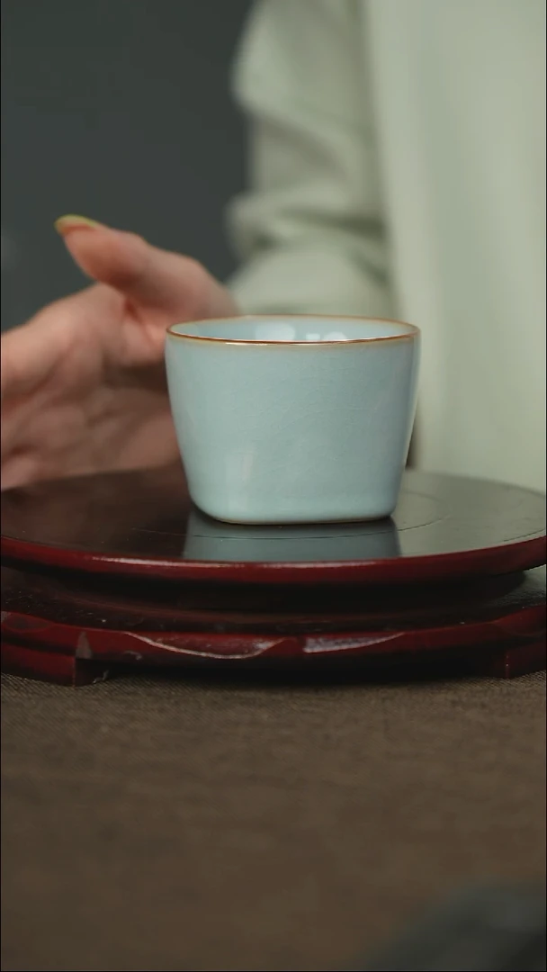 全品 天圆地方杯 带底款