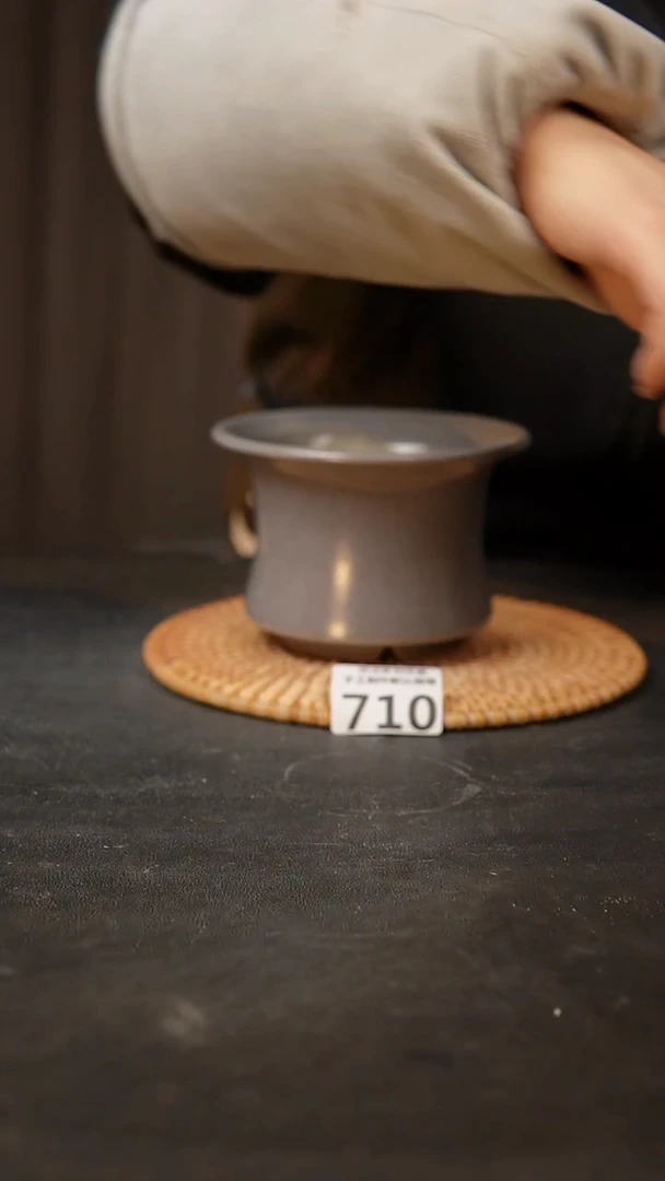 【闪购商品】瓷片710泥泥手工花盆口11