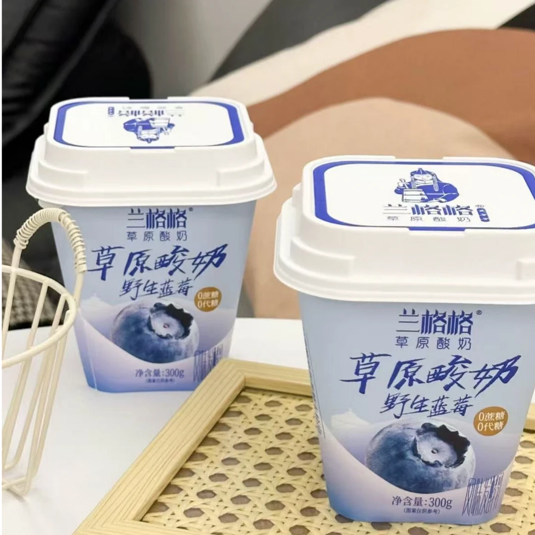 兰格格野生蓝莓酸奶300g